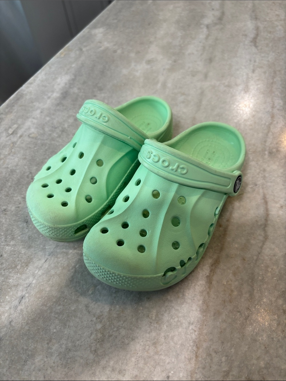 CROCS Kids Lightweight Clog in Mint Green